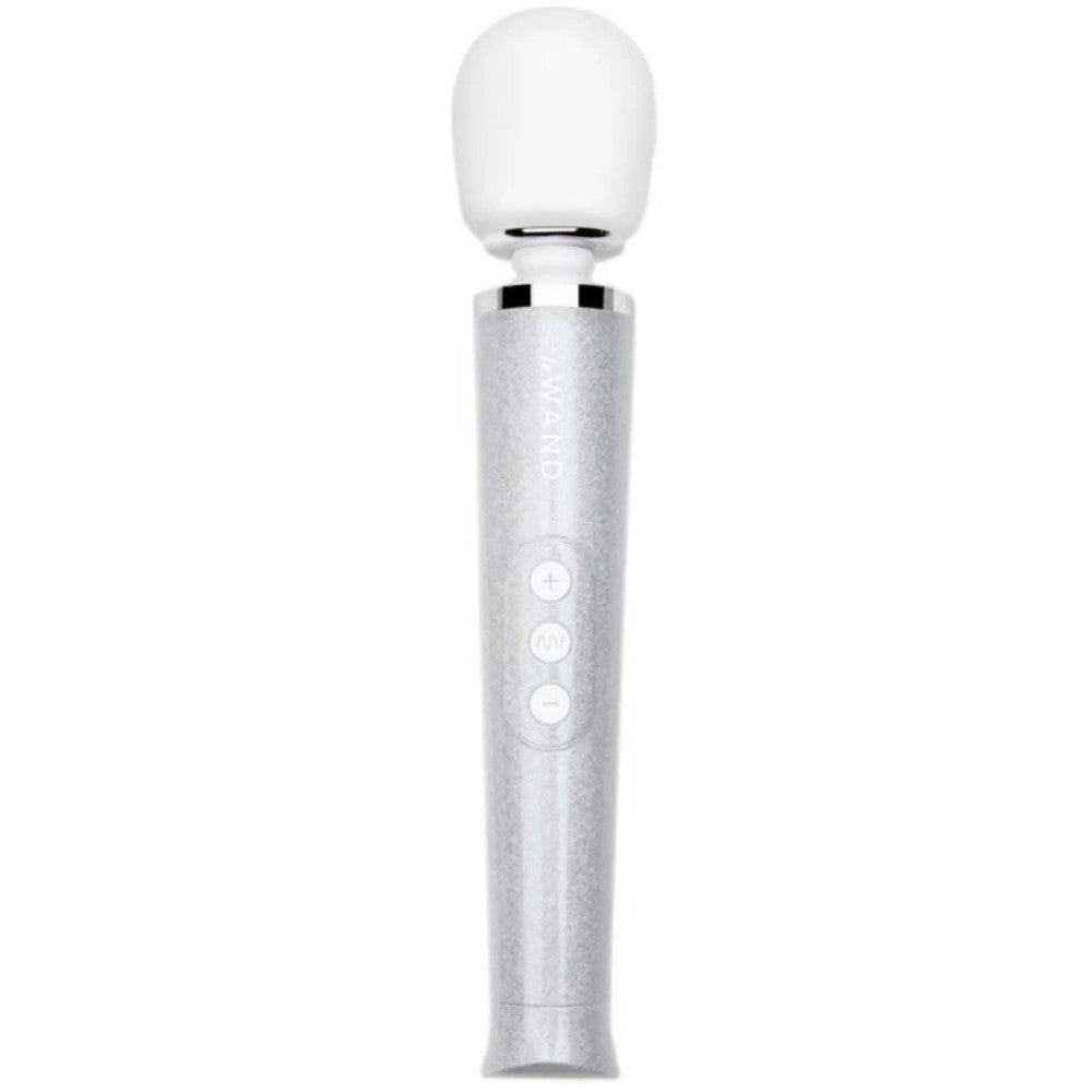 Le Wand Rechargeable All That Glimmers Masaj Wand Vibrator White
