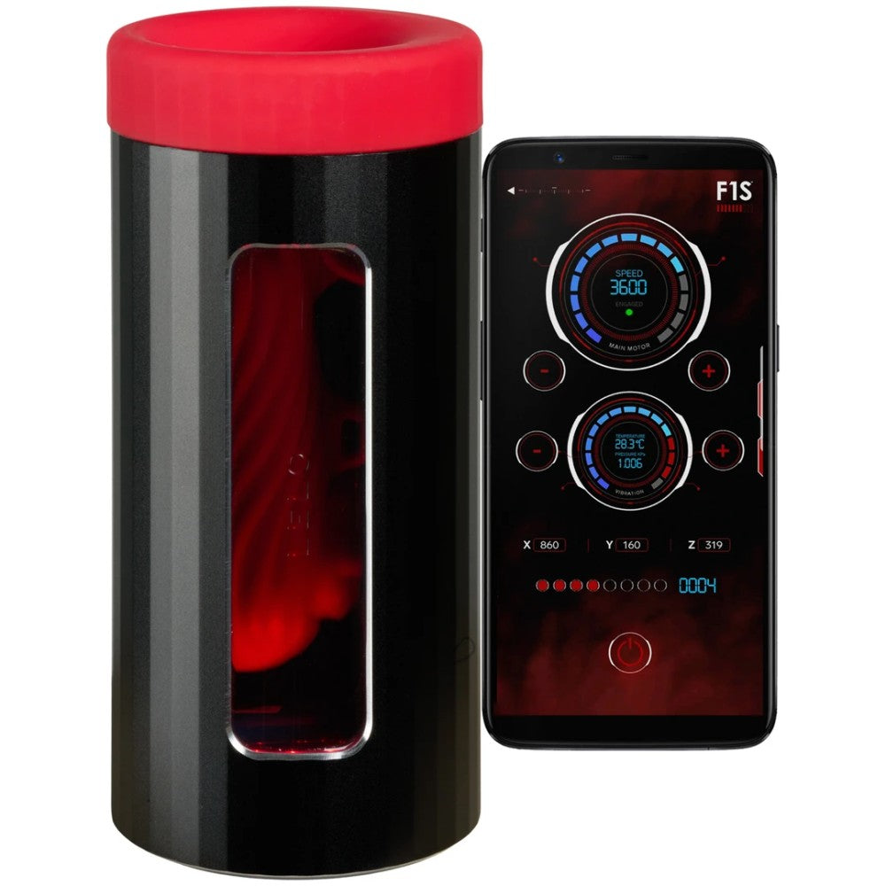 Lelo F1S V3 XL Uygulama Kontrollü Çift Motorlu Stimülatör Sensör ve Seyir Kontrolü Masturbator Red