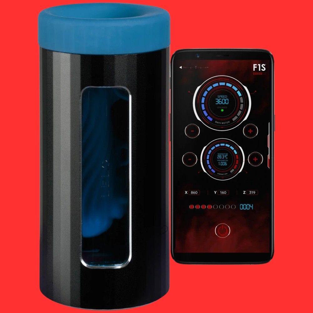 Lelo F1S V3 XL Uygulama Kontrollü Çift Motorlu Stimülatör Sensör ve Seyir Kontrolü Masturbator Blue