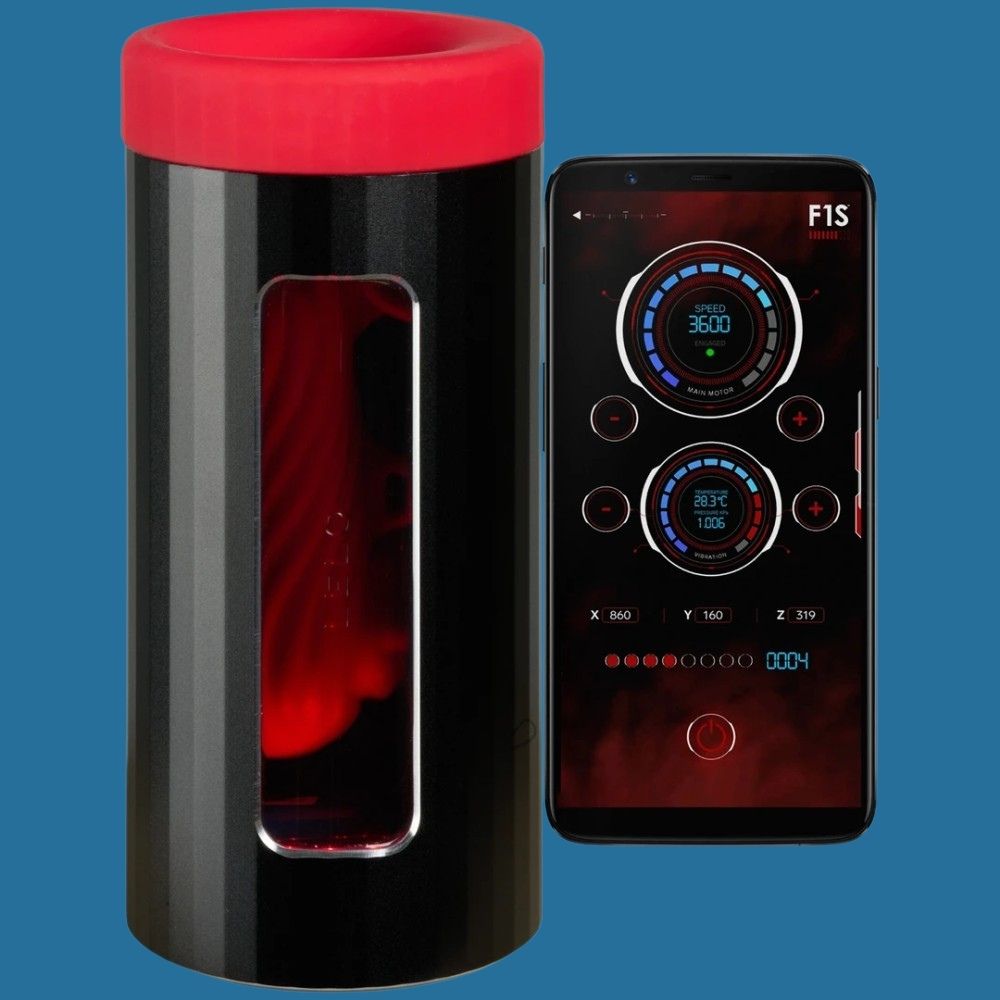 Lelo F1S V3 XL Uygulama Kontrollü Çift Motorlu Stimülatör Sensör ve Seyir Kontrolü Masturbator Red