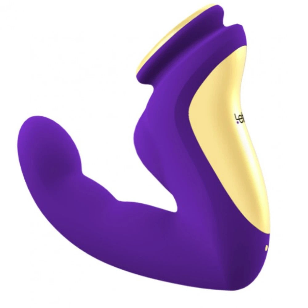 Leten Finger Massager G-spot Isıtmalı Hareketli Vibrator Purple