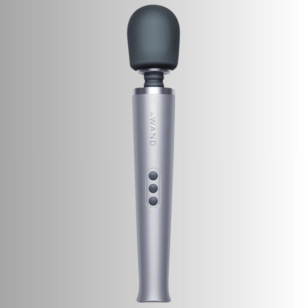 Le Wand Rechargeable Body Massager Masaj Wand Vibrator Gray