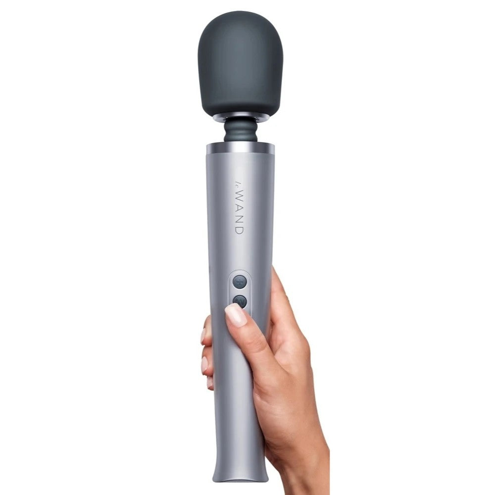 Le Wand Rechargeable Body Massager Masaj Wand Vibrator Gray