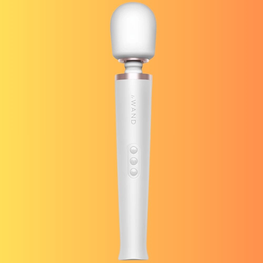 Le Wand Rechargeable Body Massager Masaj Wand Vibrator White