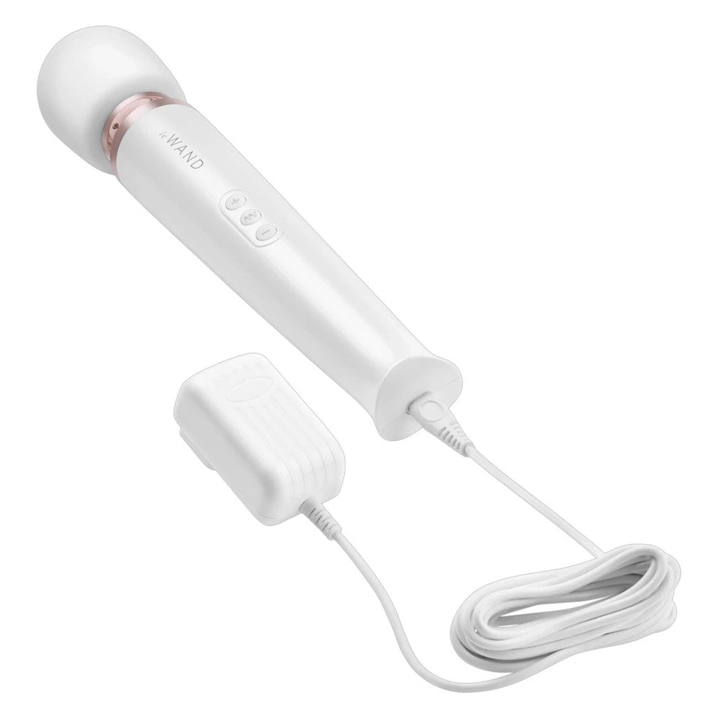 Le Wand Rechargeable Body Massager Masaj Wand Vibrator White