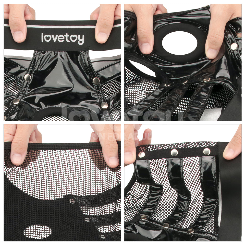 Lovetoy Rebellion Reign Iconic Harness Strap on Set LV781001A XS/S