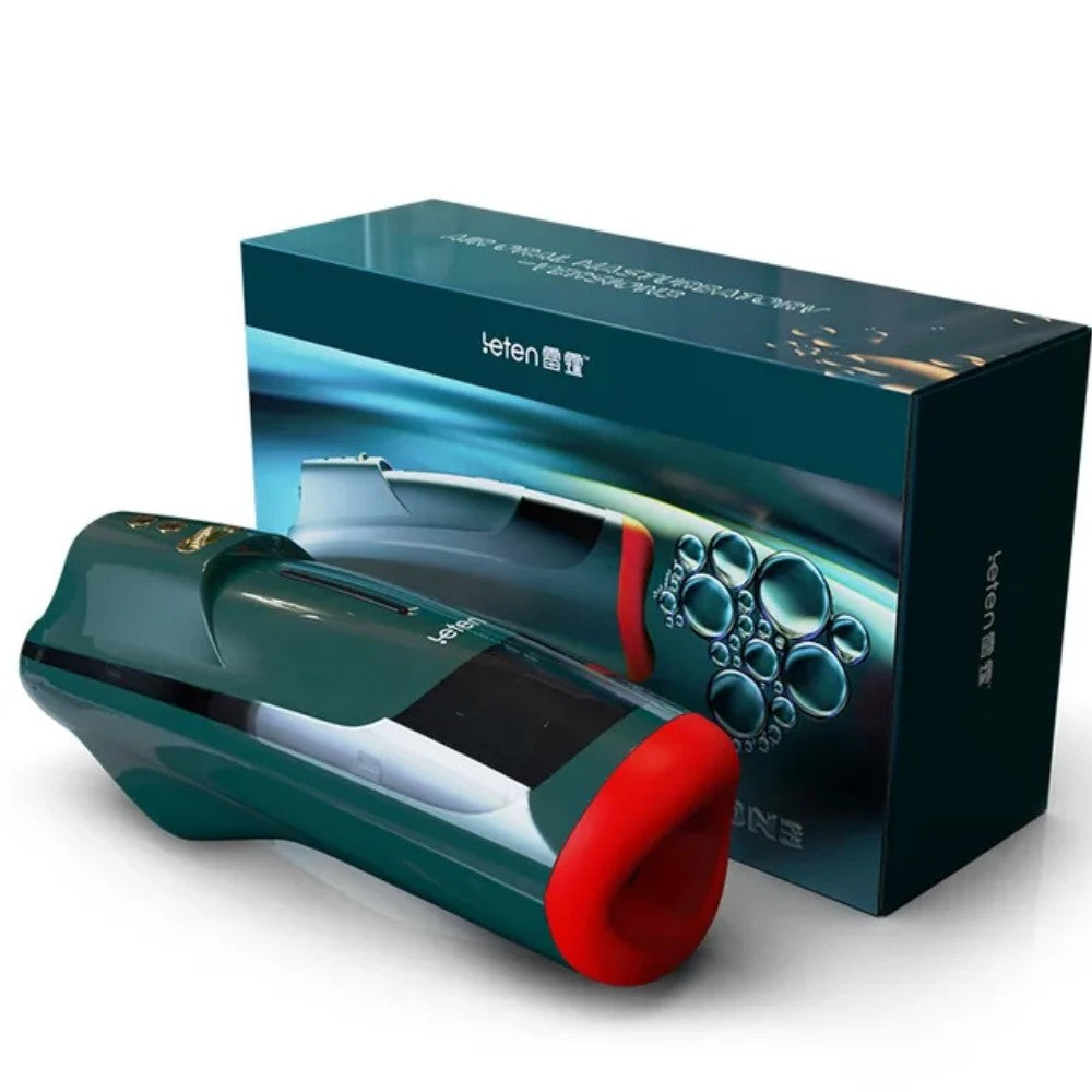 Leten Blowjob III İleri Geri Hareketli ve Isıtmalı Oral Masturbator