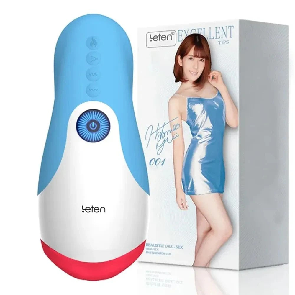 Leten Girls Blowjob Isıtmalı ve Titreşimli Oral Masturbator