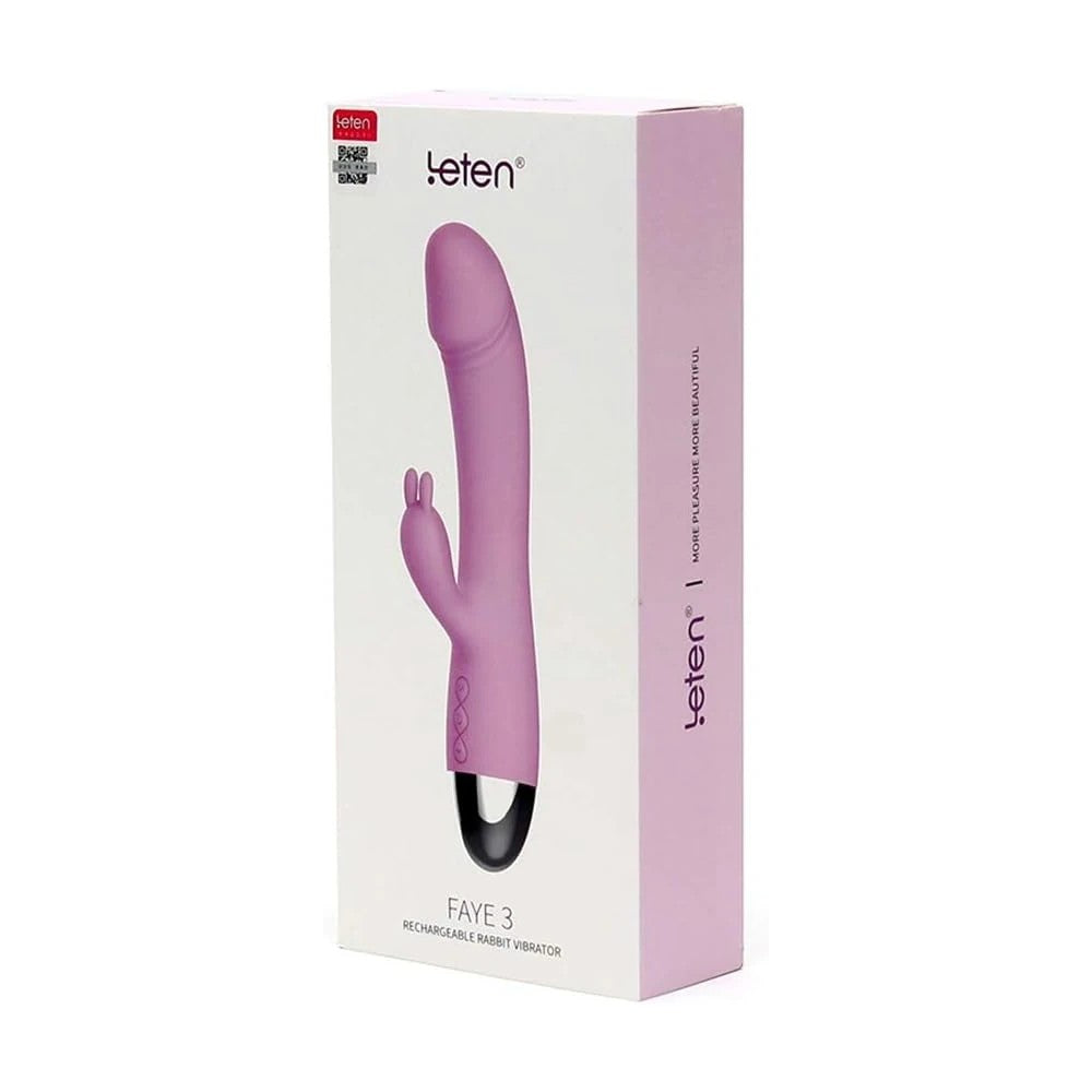 Leten Faye 3 G-Spot ve Klitoris Uyarıcı Rabbit Vibrator