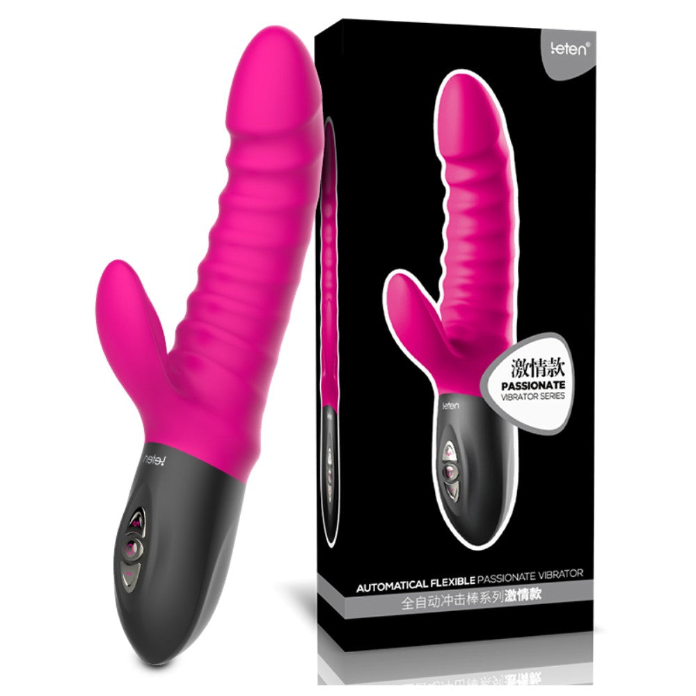 Leten İntelligent Otomatik Akıllı Isıtma Darbeli Hareketli Rabbit Vibrator