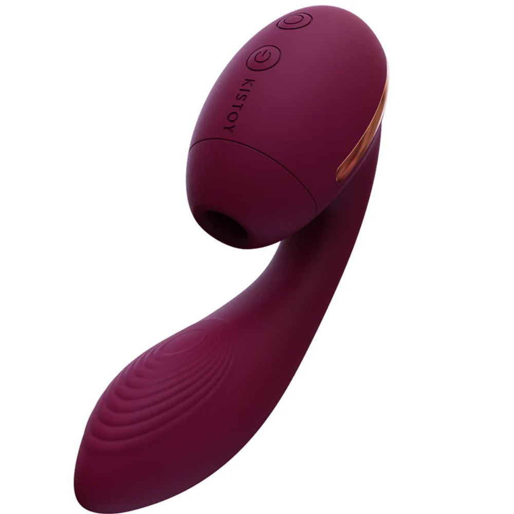 KISSTOY Tina Mini Clitoral Suction G-Spot Rabbit Vibrator Purple