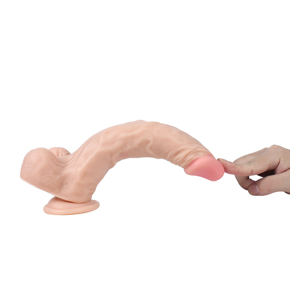 Xise Dildo Series Victory Hero 24 cm Belden Bağlamalı Realistik Penis XS-WBC10005 Flesh