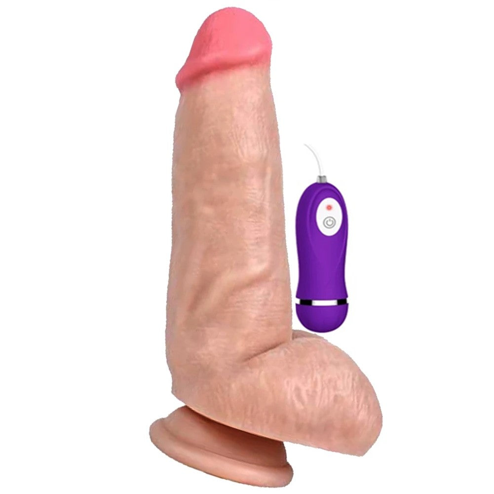 Shequ Vibrating Dildo Red Eagle 16 cm Titreşimli Realistik Penis XS-WBC10013-V