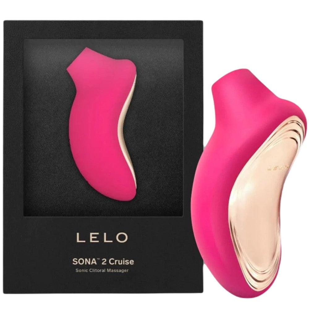 Lelo Sona 2 Cruise Sonic Clitoral Massager Emiş Güçlü Vibrator Cerise