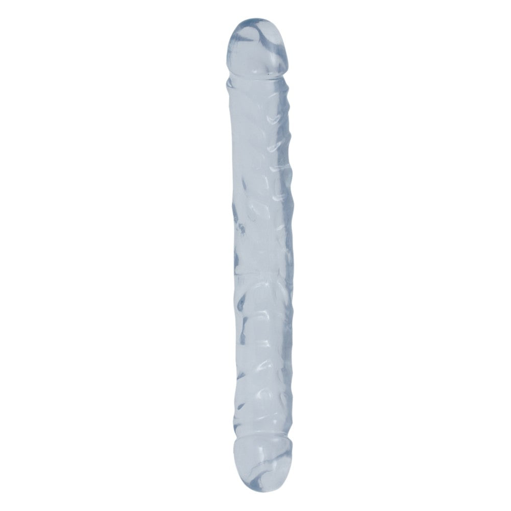 Doc Johnson Cyrstal Jellies 30 Cm Çift Taraflı Realistik Jel Penis Clear