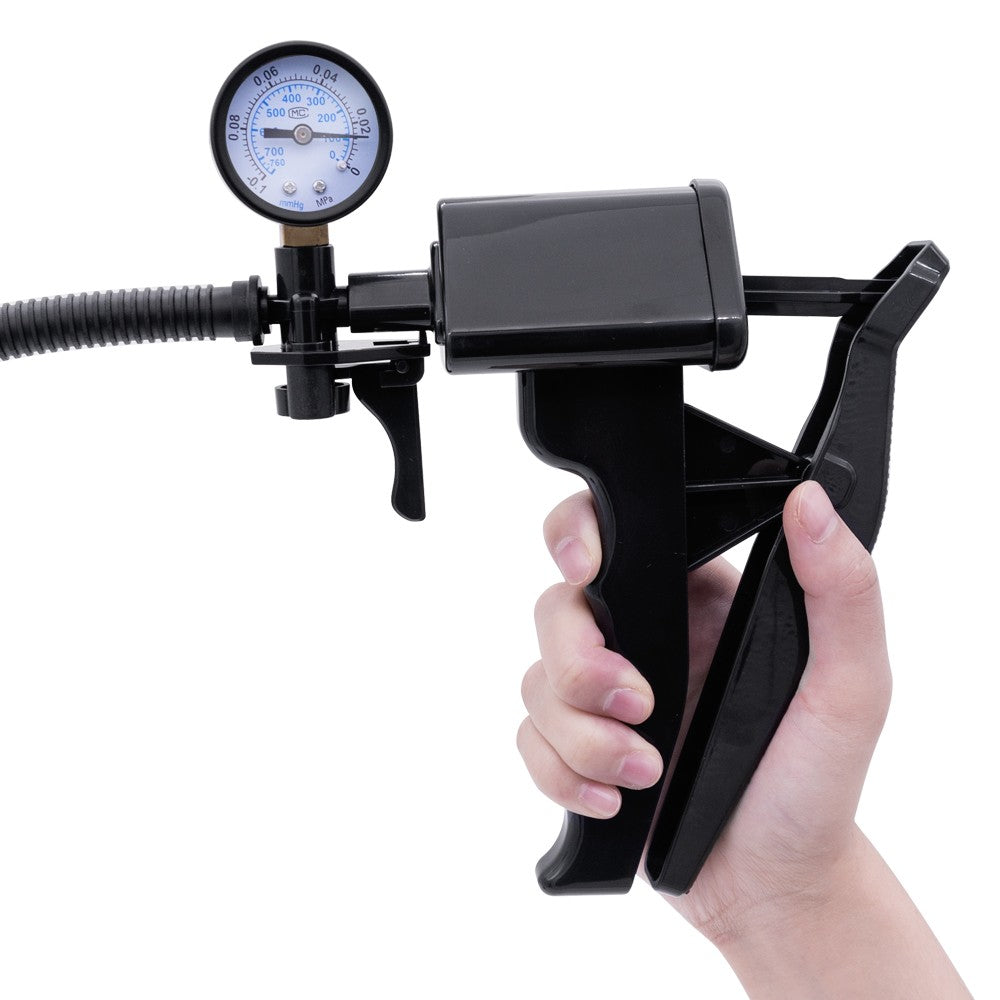 Men Penis Pump Tetik Mekanizmalı Göstergeli Penis Pompası