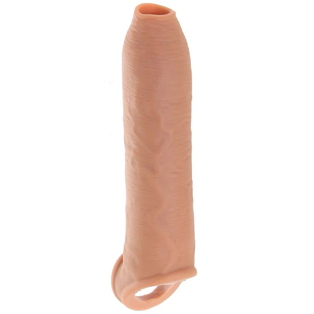 Pipedream Fetish Fantasy X-Tensions Uncut Penis Sleeve Testis Destekli Ucu Açık Amerikan Penis Kılıfı