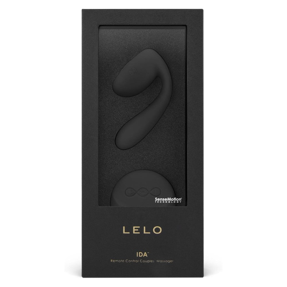 Lelo İda Remote Control Couples Massager Çifter İçin Hareketli Vibrator Black