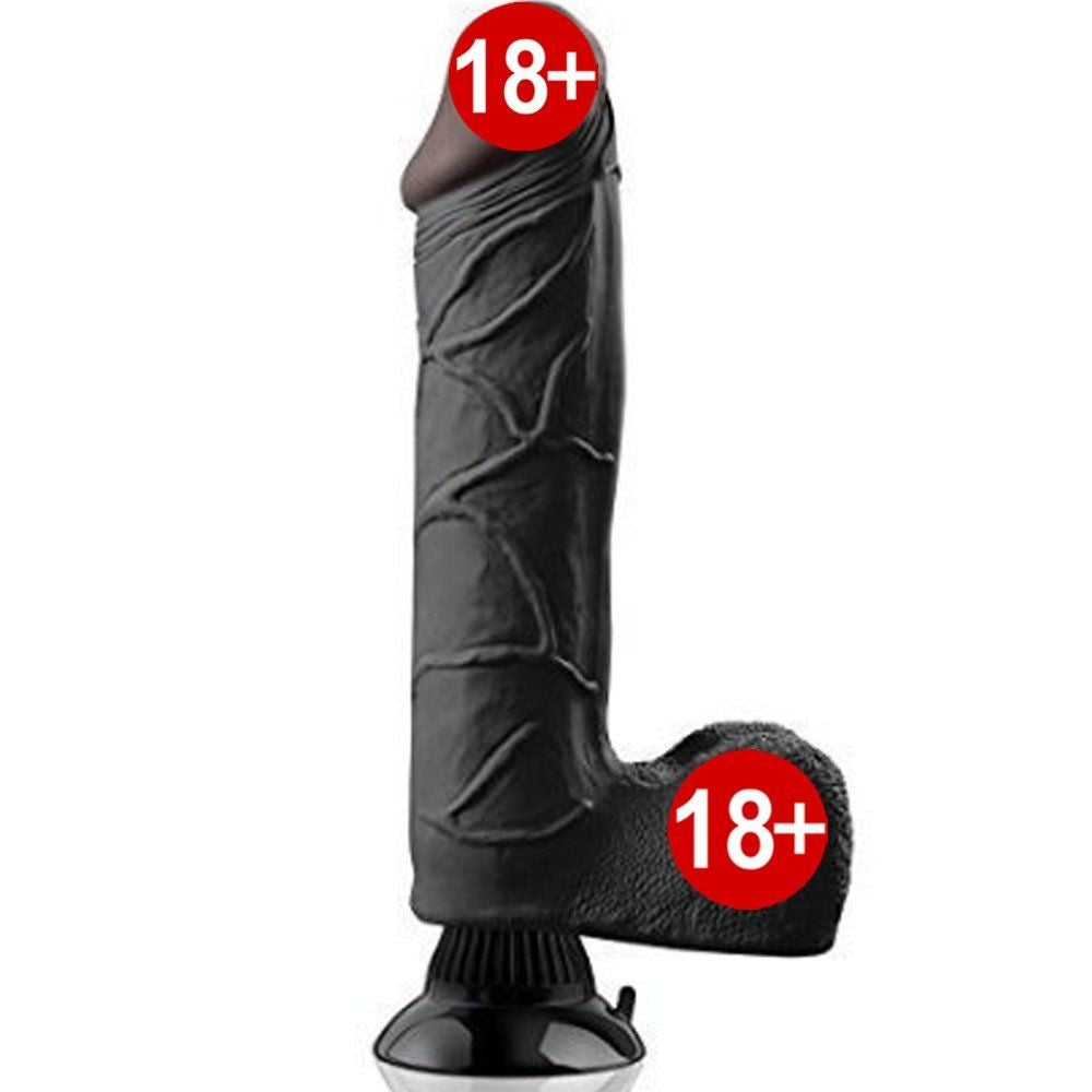 Pipedream Real Feel Deluxe No:11 27 cm Titreşimli Realistik Zenci Penis