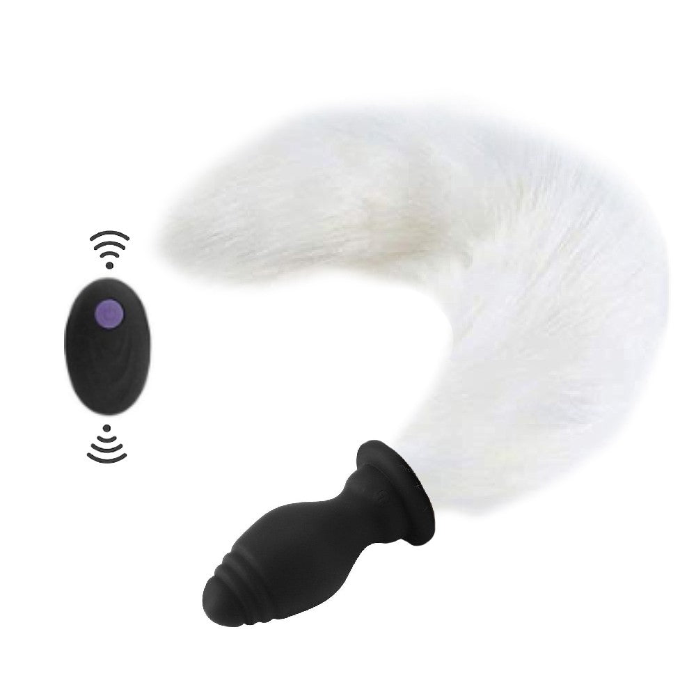 Erox Tail White Uzaktan Kumandalı Kuyruklu Anal Vibratör