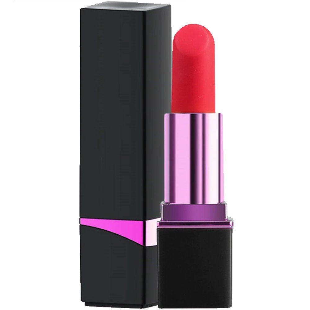 Erox Lipstick Black Usb Şarjlı 10 Mod Ruj Vibratör