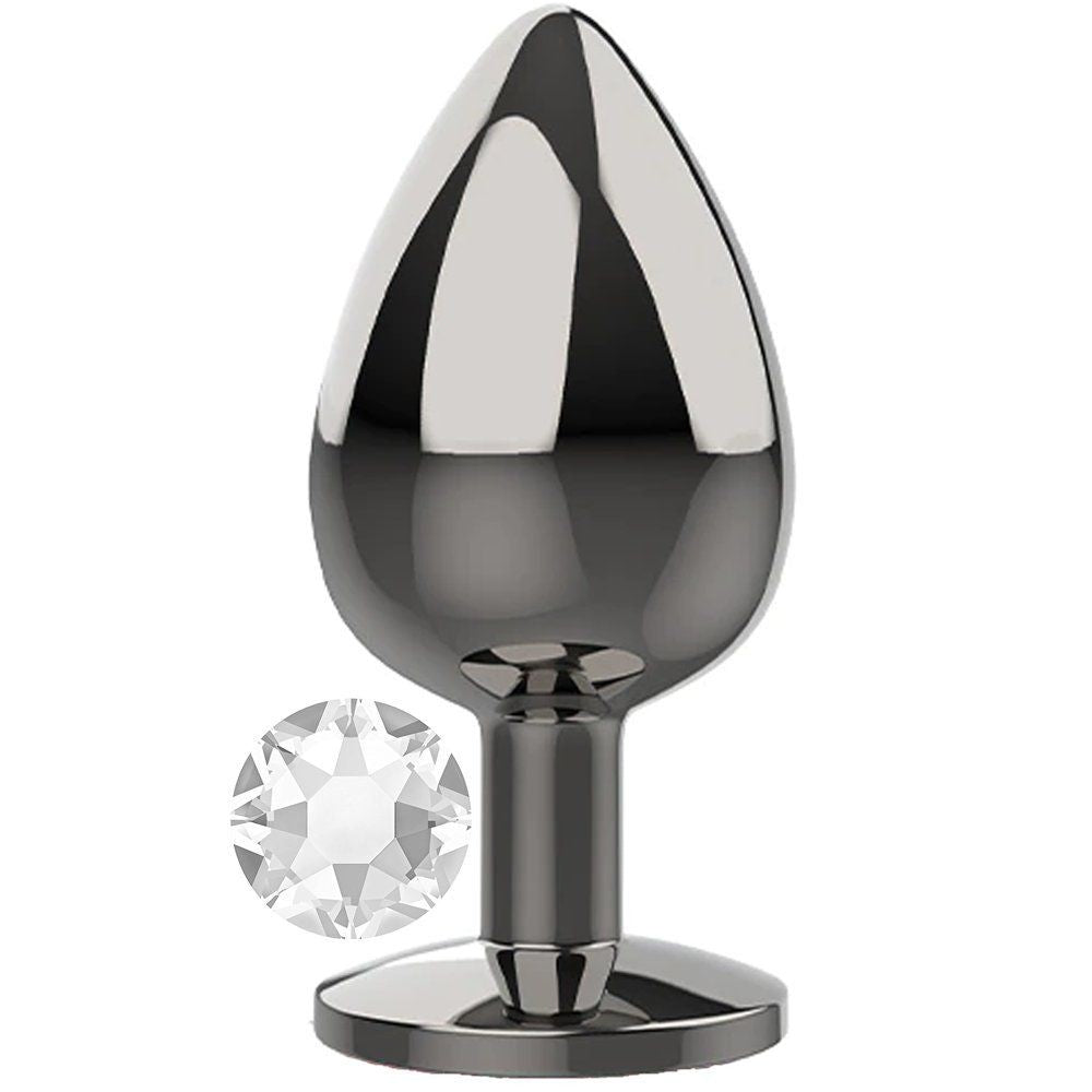 Erox White Jewellery Medium Lüks Çelik Anal Plug