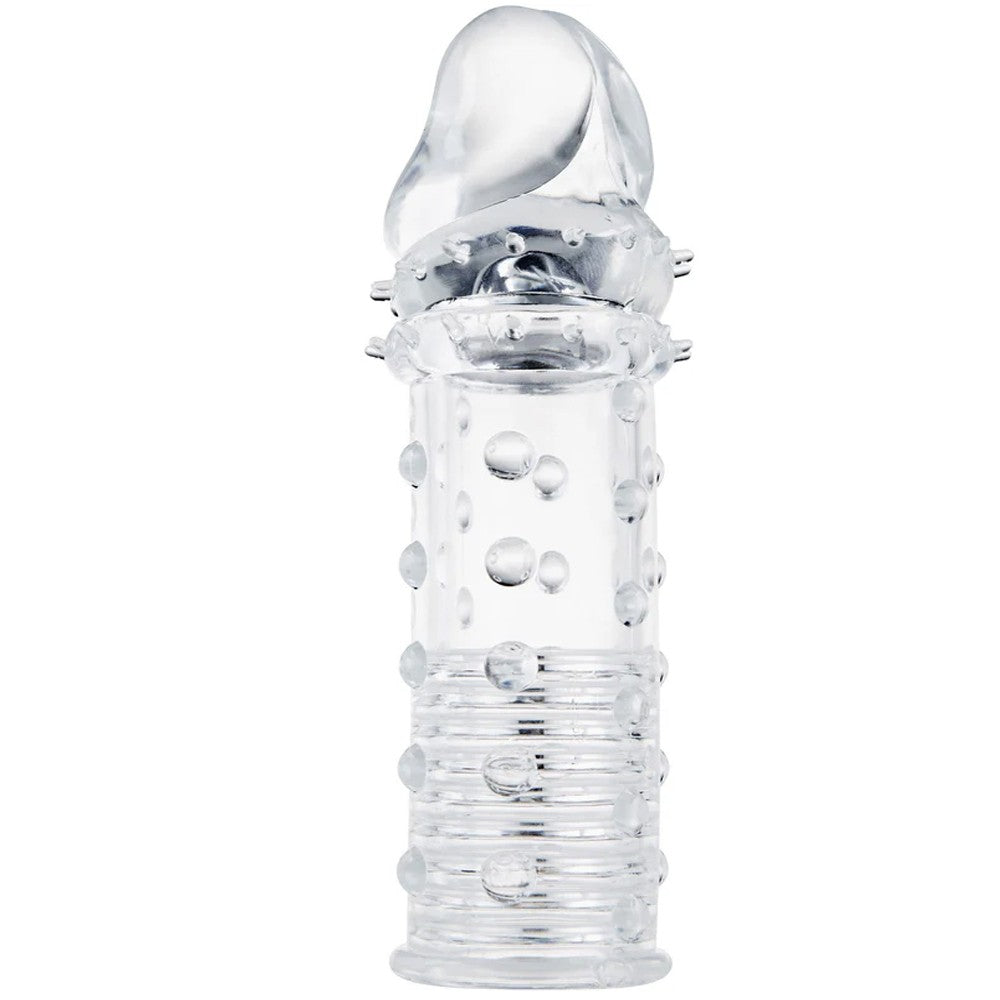 ToyJoy Power Stud Sleeve Tırtıklı Penis Kılıfı-Clear