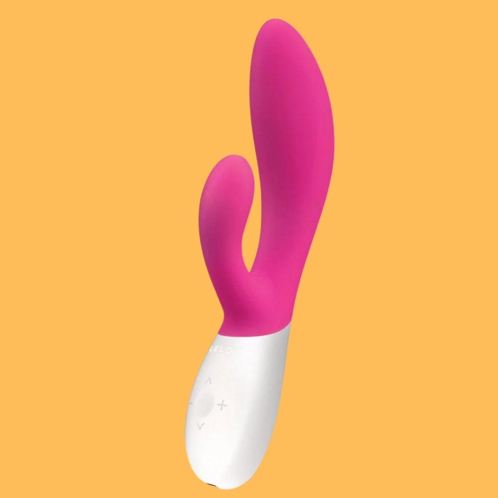 Lelo İna Wave 2 G-Spot Clitoral Vibrator Cerise