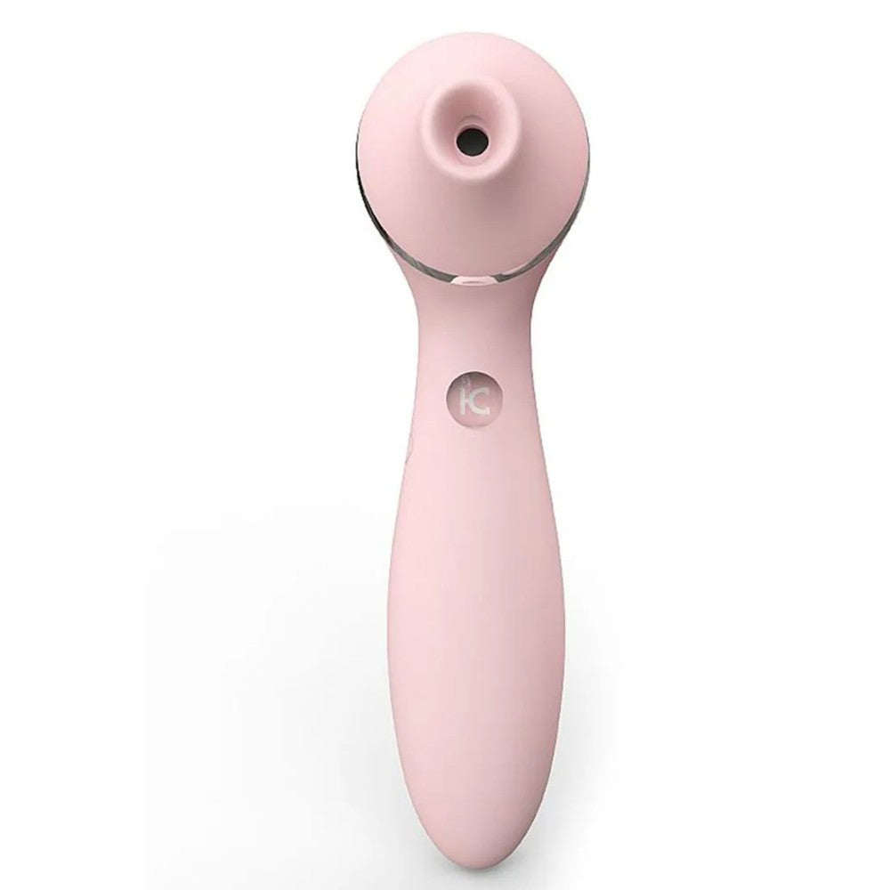 KISSTOY Polly Plus 2 In 1 Emiş Güçlü Klitoral Vibrator Pink