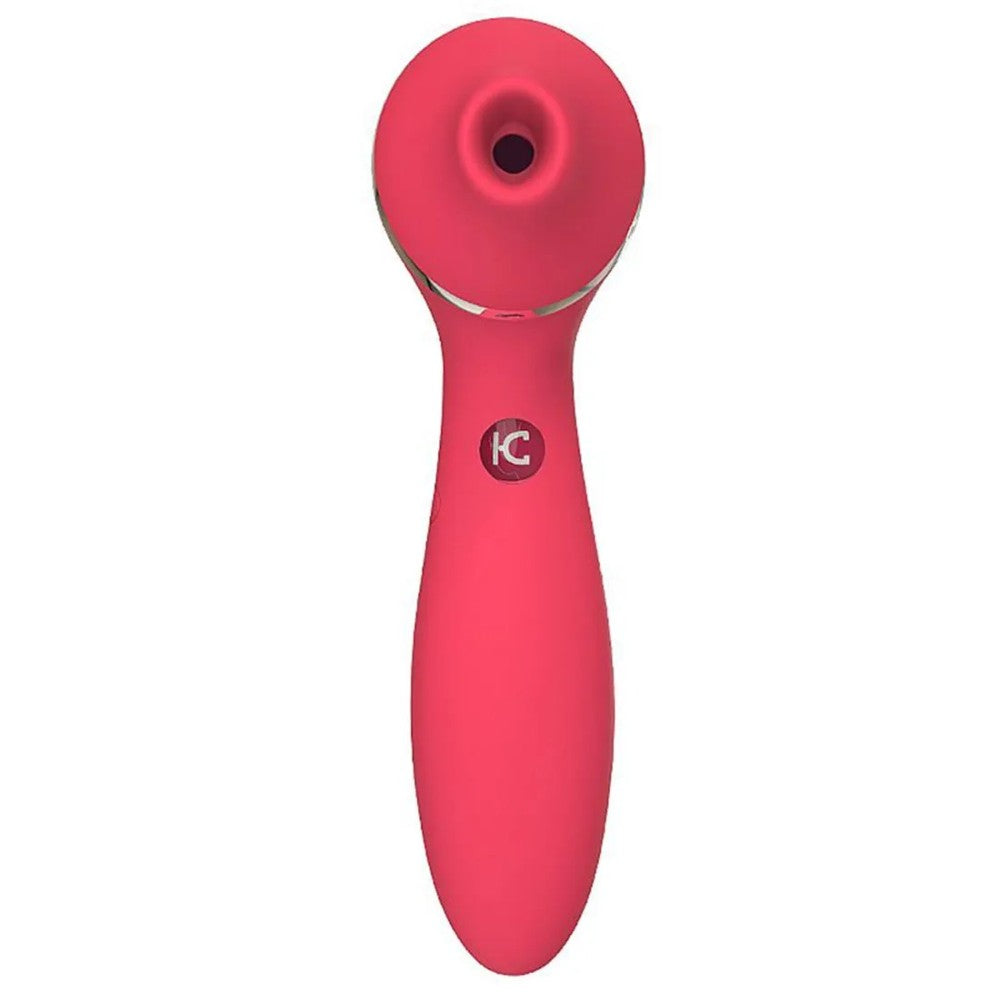 KISSTOY Polly Plus 2 In 1 Emiş Güçlü Klitoral Vibrator Red