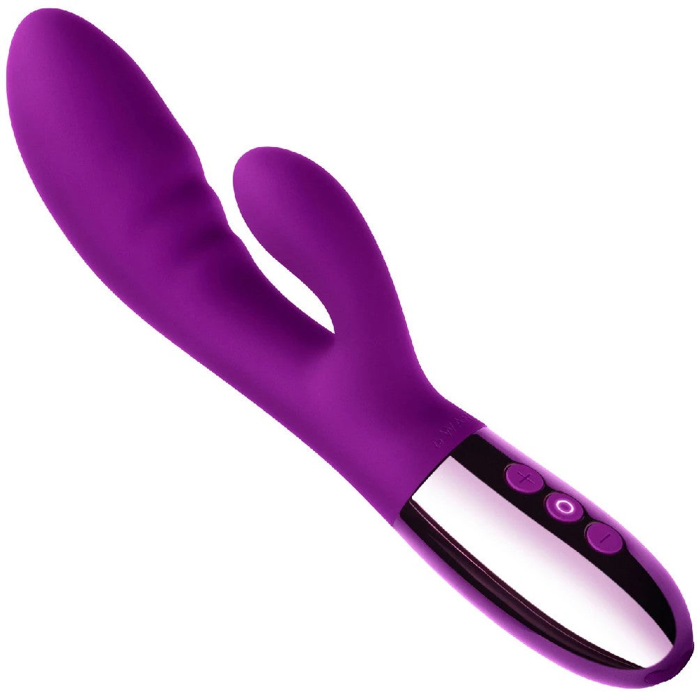 Le Wand Blend Silicone Dual Stimulation Klitoral Rabbit Vibratör Purple