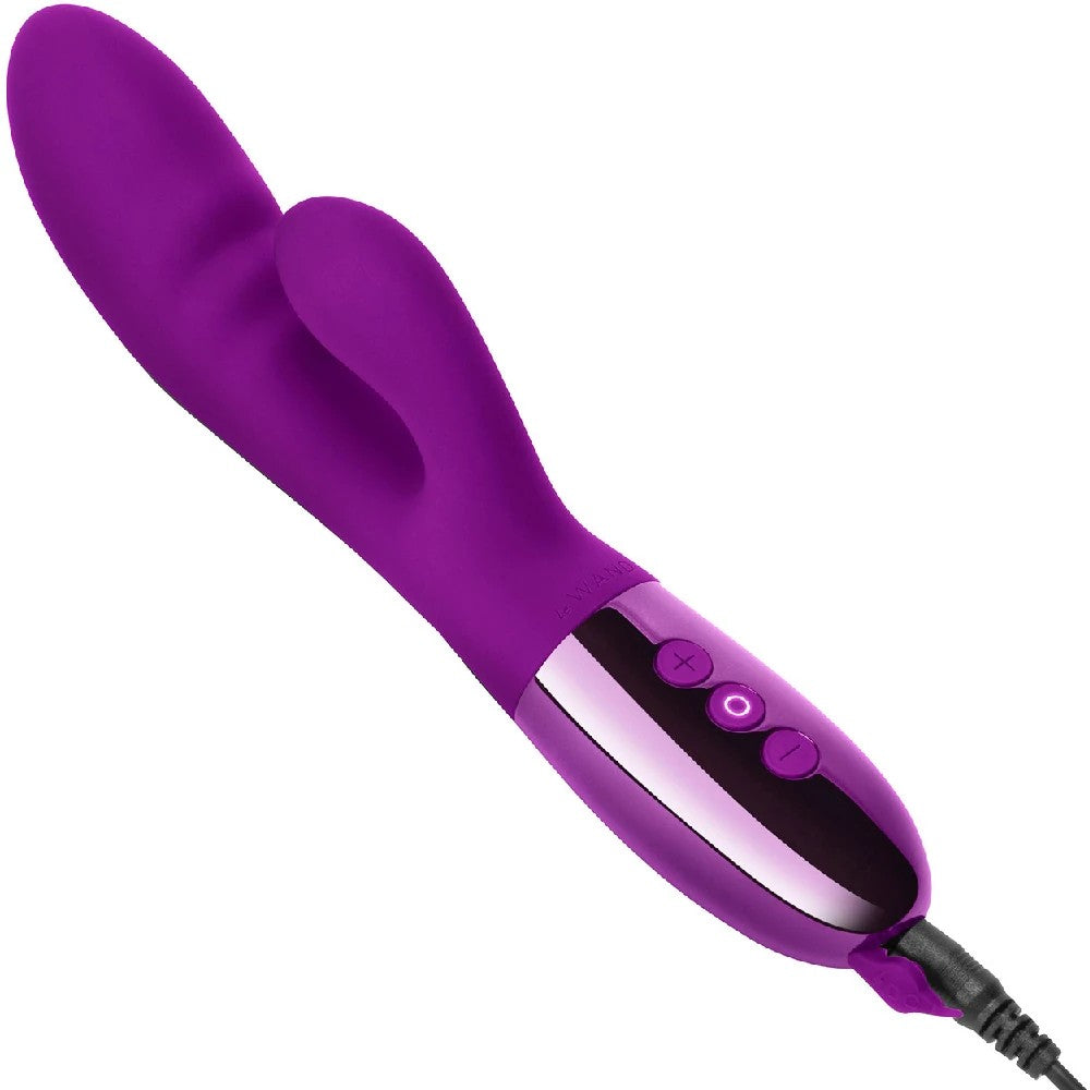 Le Wand Blend Silicone Dual Stimulation Klitoral Rabbit Vibratör Purple