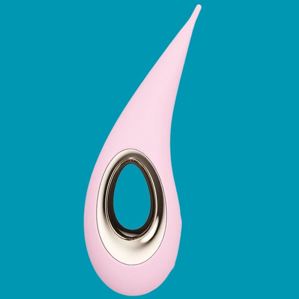 Lelo Dot Elliptical Clitoral Stimulator Vibrator Pink
