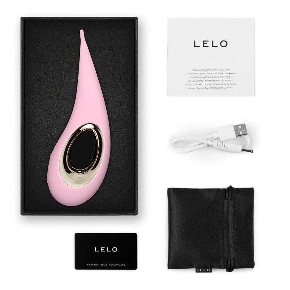 Lelo Dot Elliptical Clitoral Stimulator Vibrator Pink