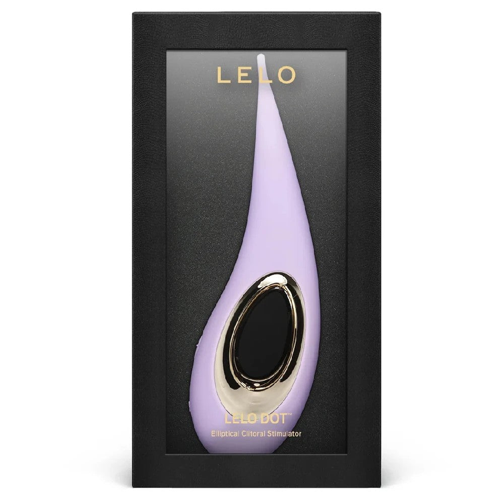 Lelo Dot Elliptical Clitoral Stimulator Vibrator Purple