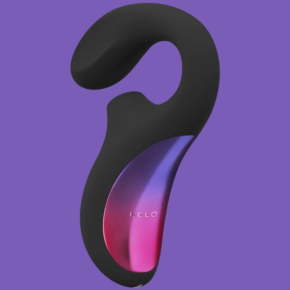 Lelo Enigma Dual Stimulation Sonic Massager Çift İşlevli Emiş Güçlü Vibrator Black