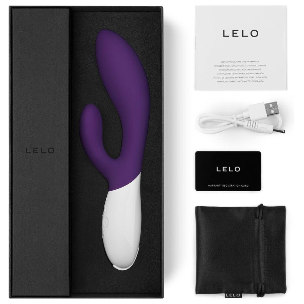 Lelo İna 2 Dual Action Massager Vibrator Plum