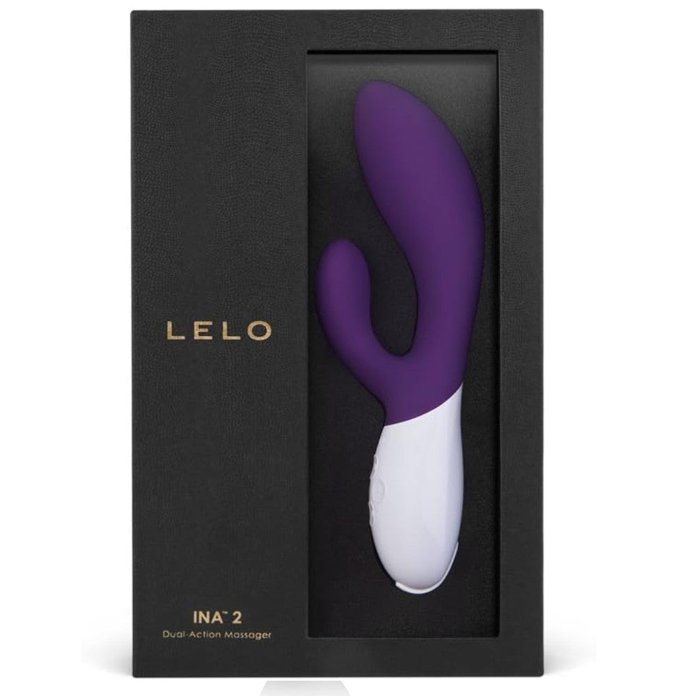 Lelo İna 2 Dual Action Massager Vibrator Plum