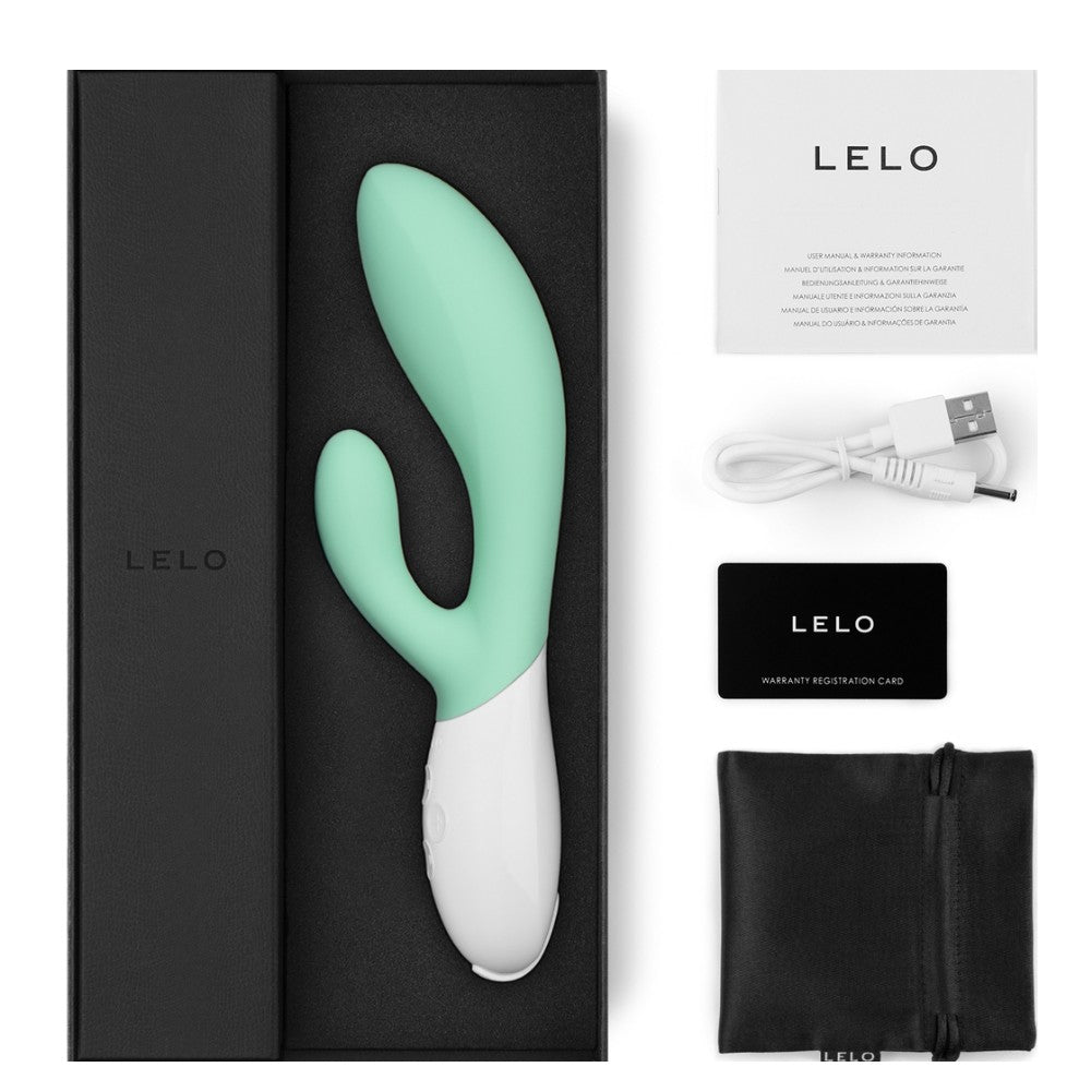 Lelo İna 3 Dual Action Massager Vibrator Seaweed