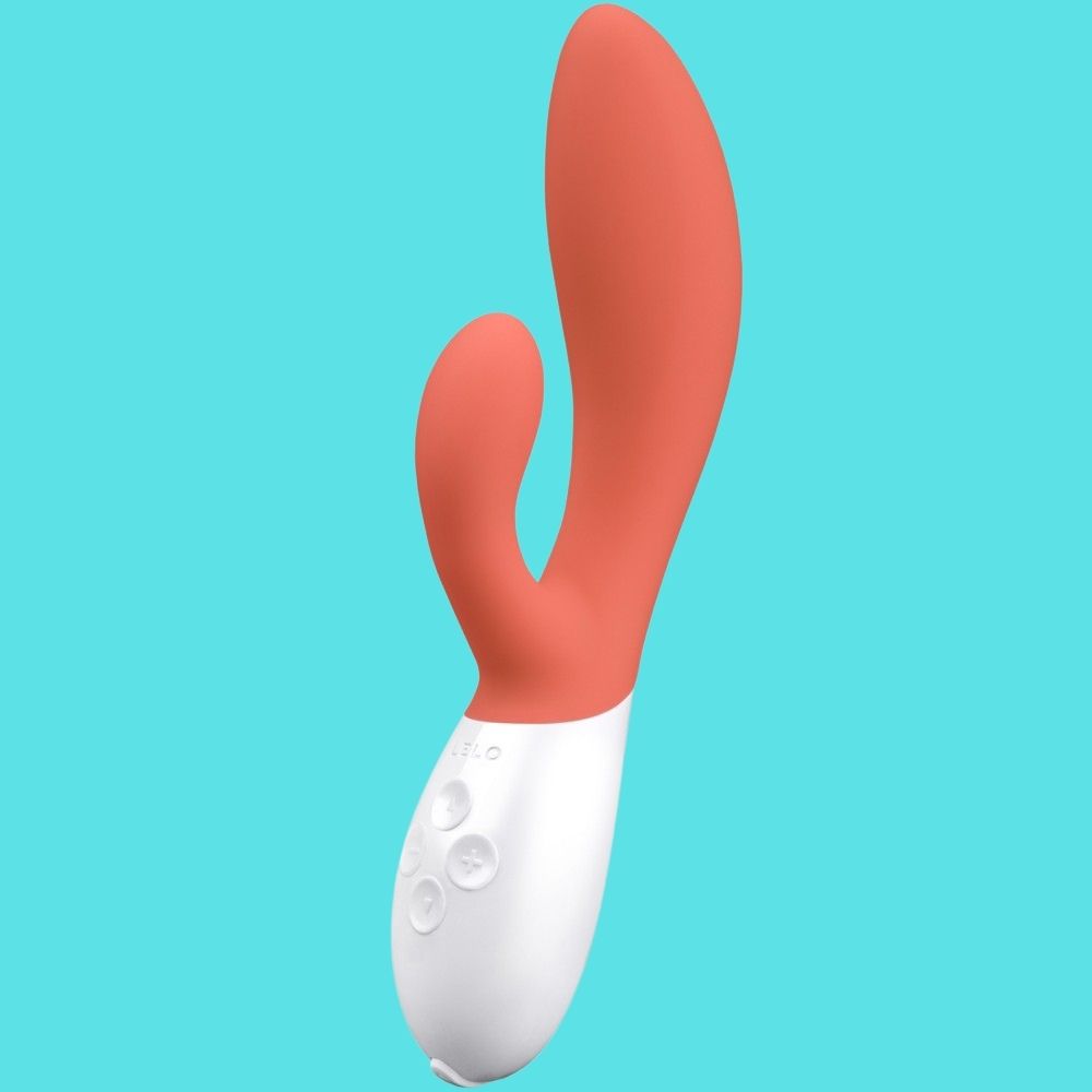 Lelo İna 3 Dual Action Massager Vibrator Coral