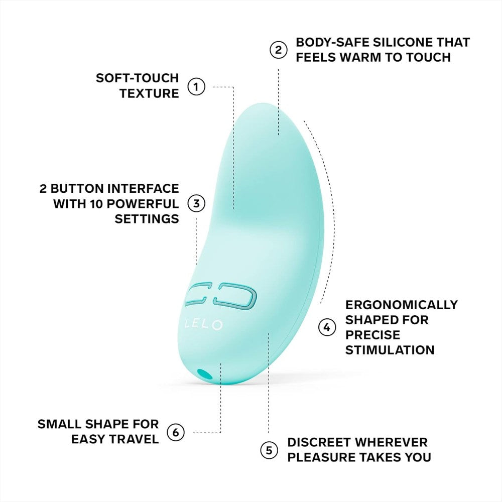 Lelo Lily 3 Personal Massager Clitoral Mini Vibrator Polar Green