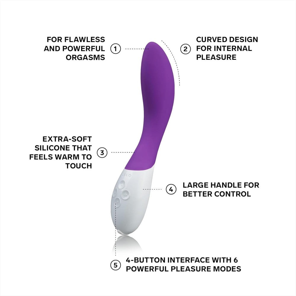 Lelo Mona 2 G-Spot Massager Vibrator Purple