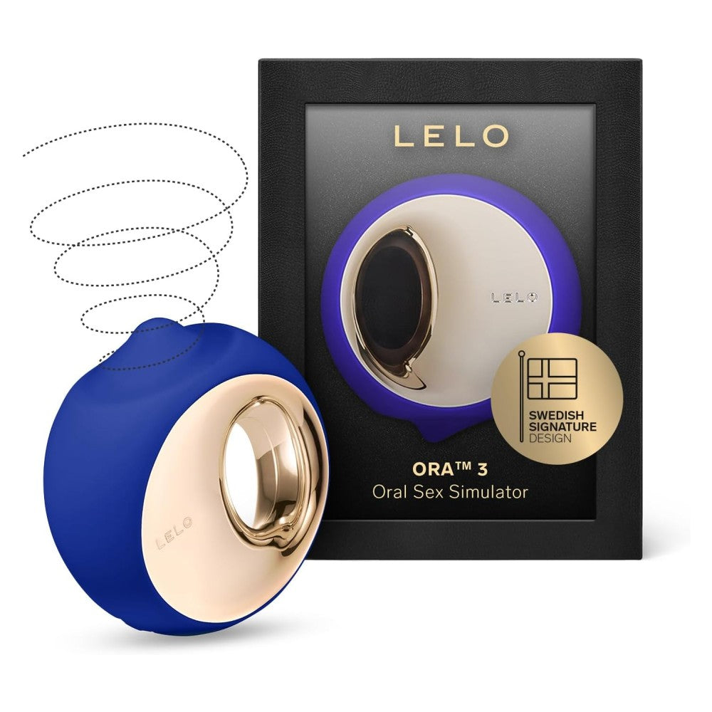 Lelo Ora 3 Oral Sex Smilutator Vibrator Blue