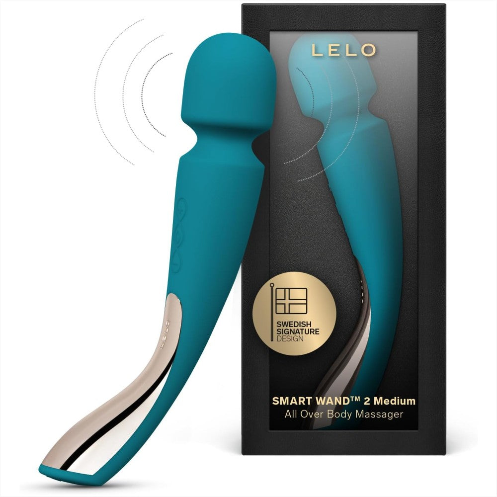 Lelo Smart Wand 2 Medium Professional Masaj Wand Vibrator Aqua