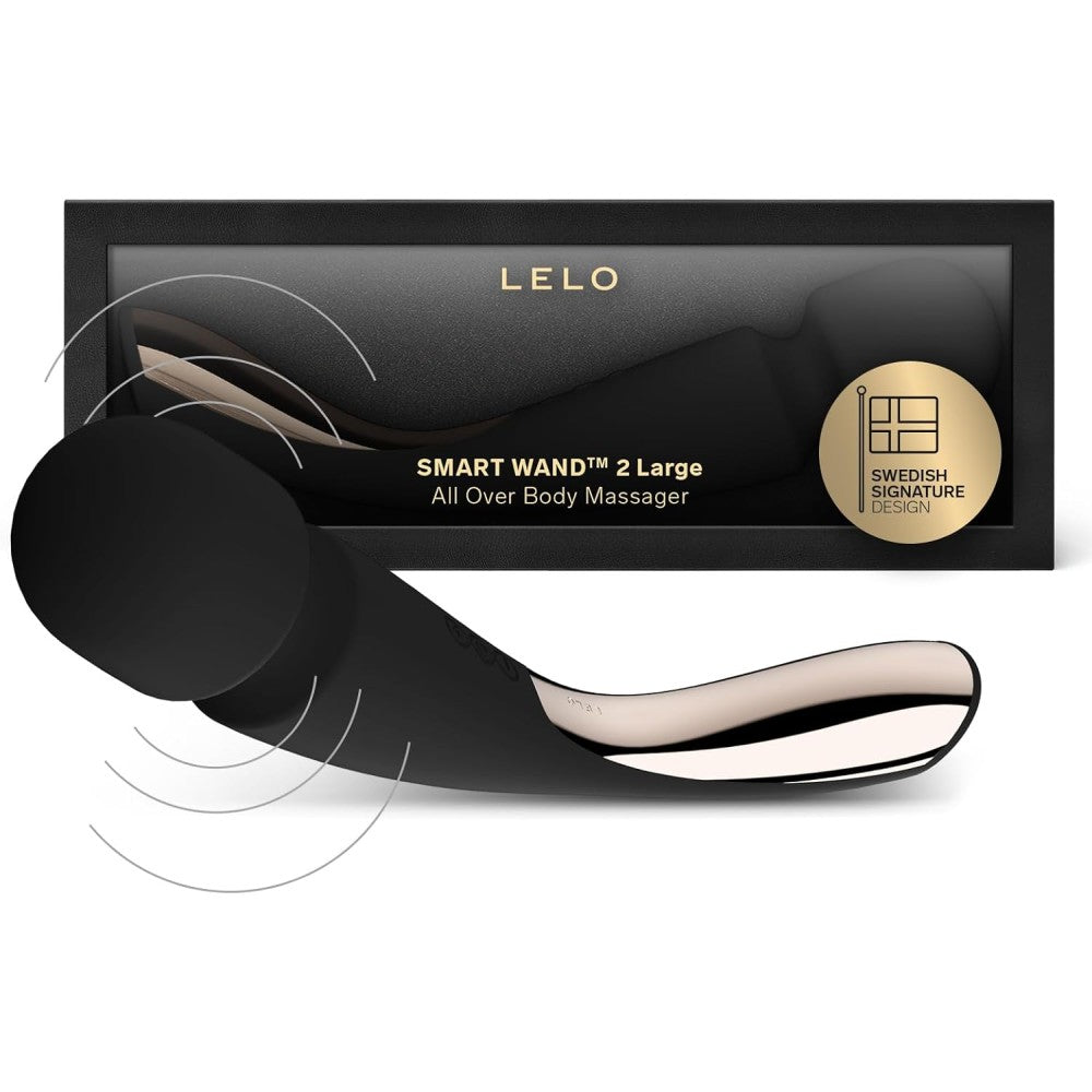 Lelo Smart Wand 2 Large Professional Masaj Wand Vibrator Black