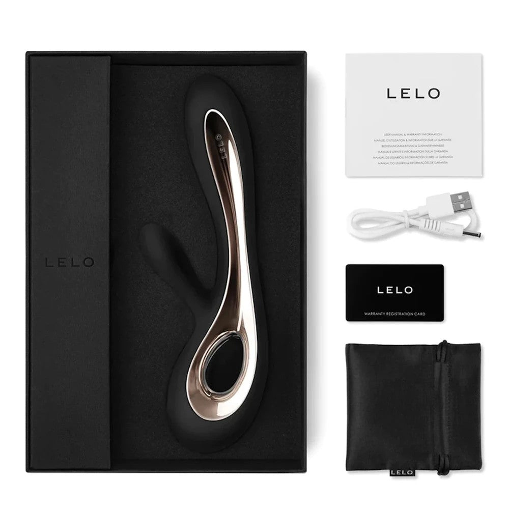 Lelo Soraya 2 Dual Action Massager G-Spot and Clitoral Vibrator Black