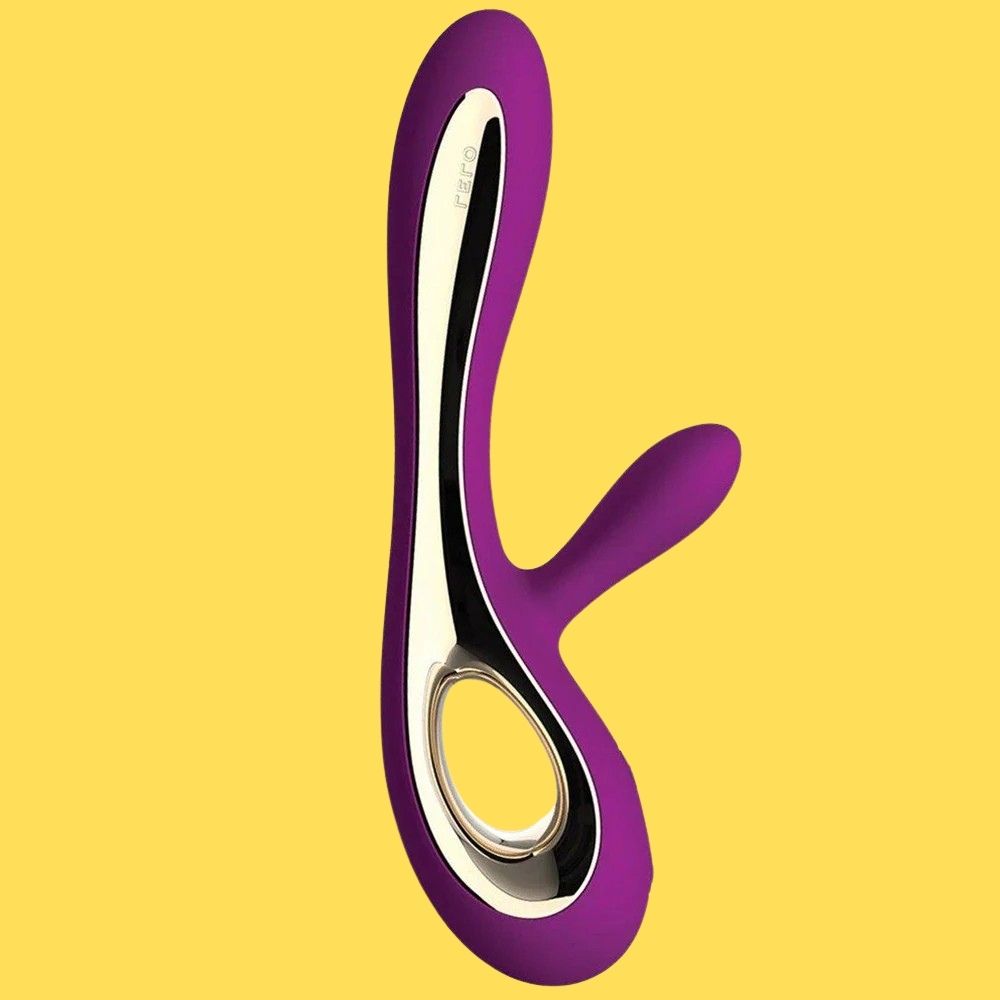 Lelo Soraya 2 Dual Action Massager G-Spot and Clitoral Vibrator Deep Rose