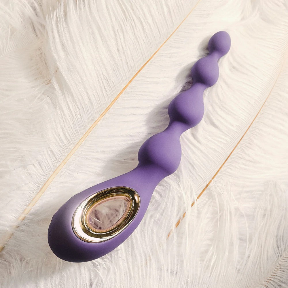 Lelo Soraya Beads Anal Beads Massager Anal Boncuk Vibrator Violet Dusk