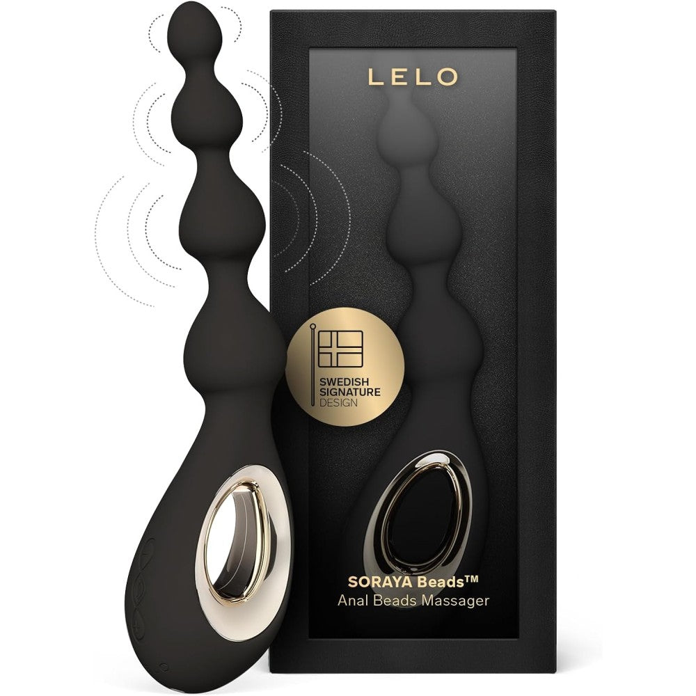 Lelo Soraya Beads Anal Beads Massager Anal Boncuk Vibrator Black