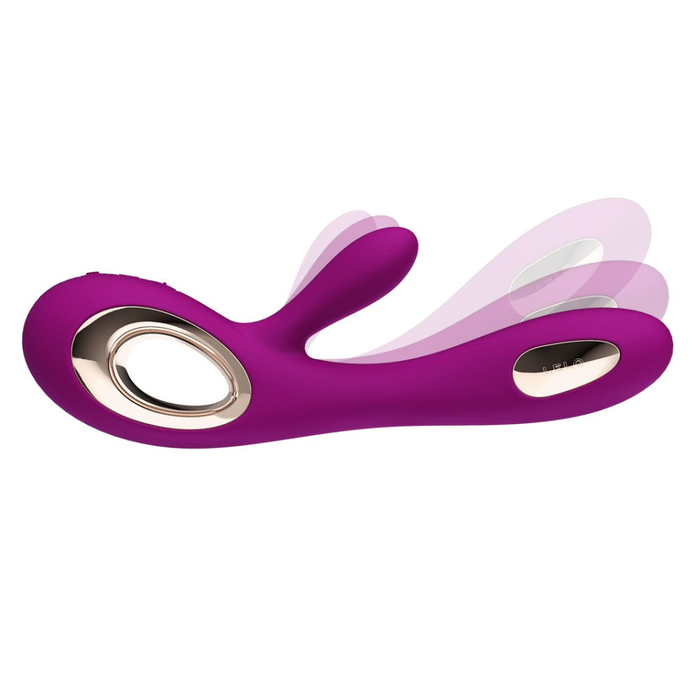 Lelo Soraya Wave Dual-Action Rabbit Vibrator Deep Rose